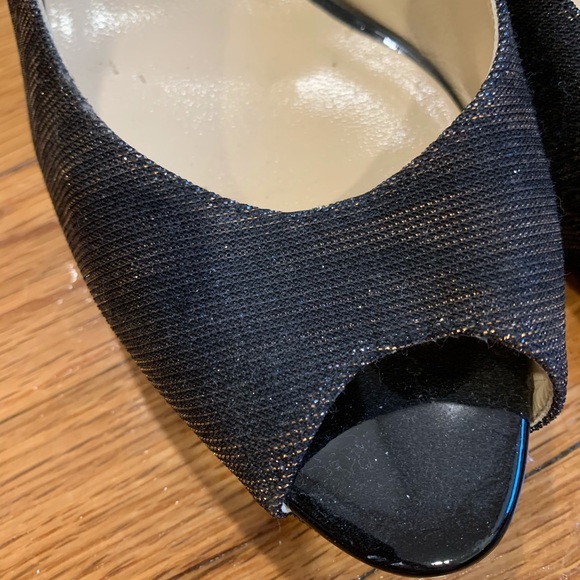 Nova Black Fabric Sandals by Jimmy Choo - Picture 4 of 7